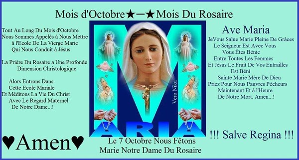 Bon mois du Rosaire