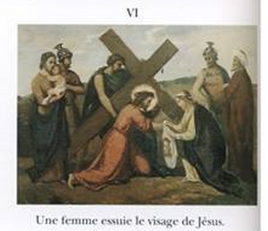 6è station: Véronique essuie le visage de Jésus