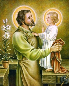 Saint Joseph et l'enfant Jésus