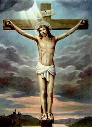 image de jesus sur la croix
